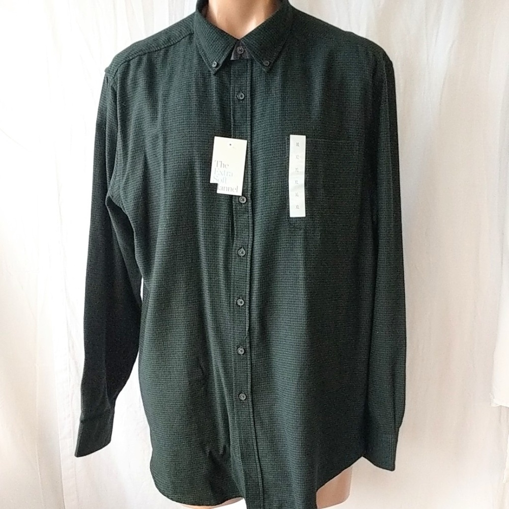 Croft & Barrow button down plaid shirt sz XL NWT
